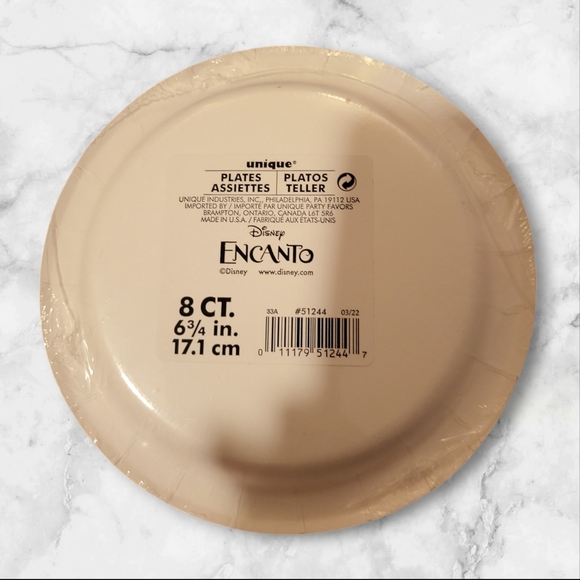 Disney Encanto paper good, party decorations, plates and napkins - Picture 4 of 4